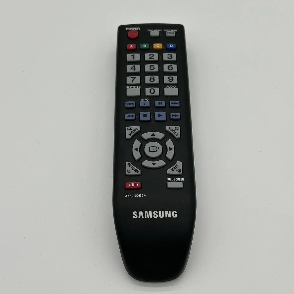 Samsung AK59-00132A Blu-Ray DVD Netflix Remote Control Black Replacement Unit‎